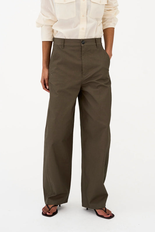 Katee Barrel Pant Olive, Ivy Copenhagen, Såininorden