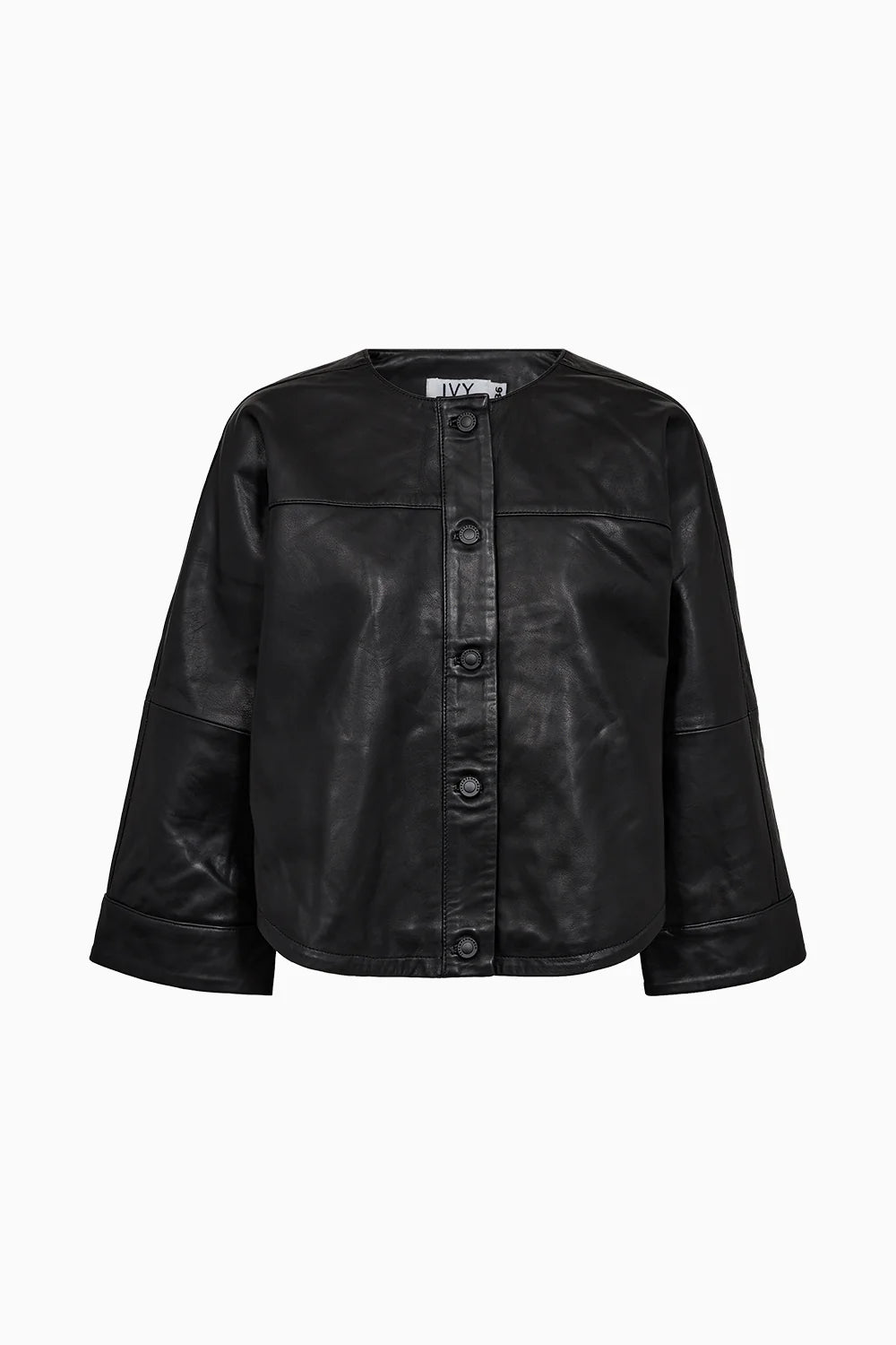 Kylie Jazz Leather Jacket Black, Ivy Copenhagen, Såininorden