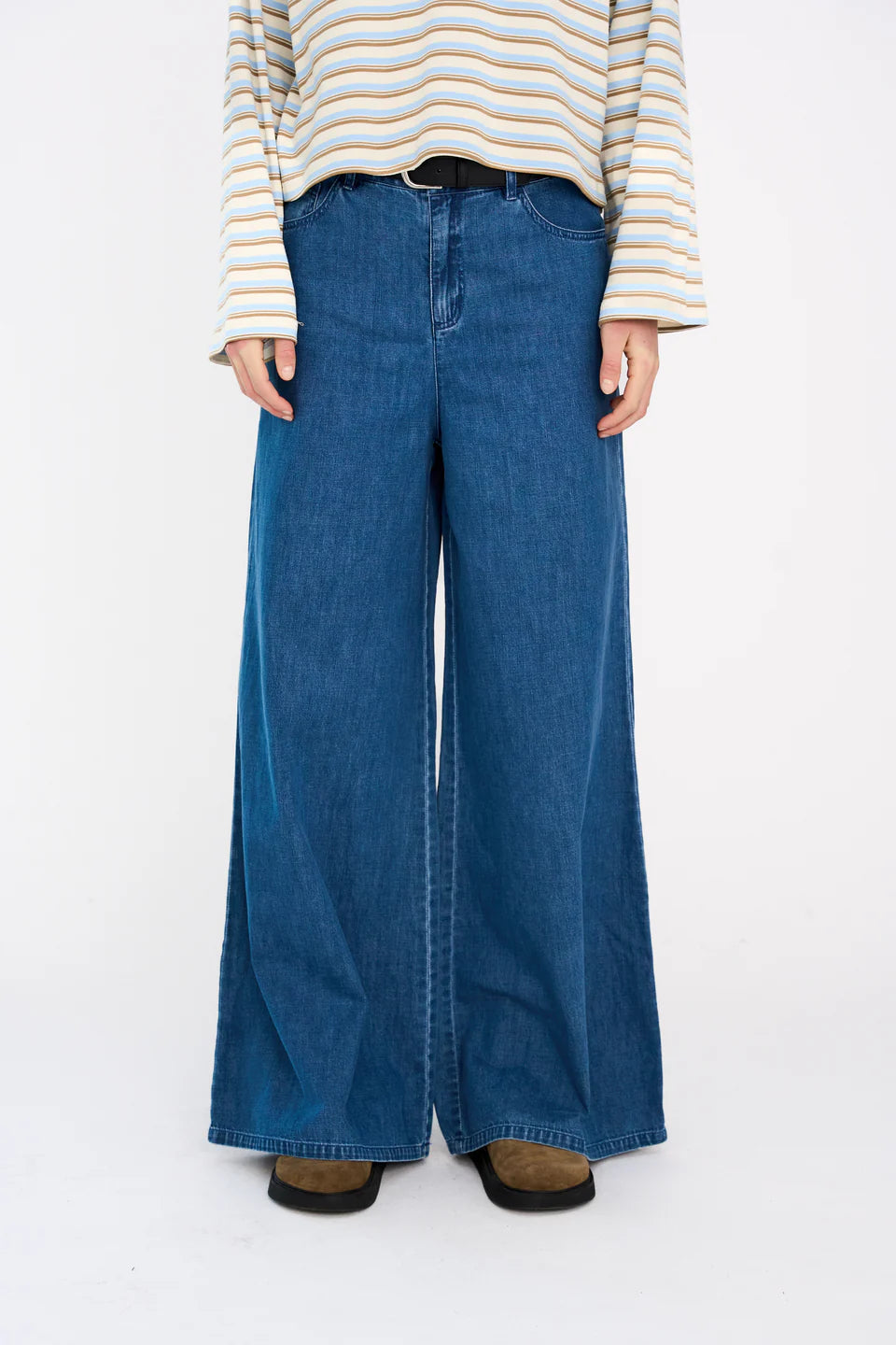 Malika Tyla Jeans Mid Blue Denim, Ivy Copenhagen, Såininorden