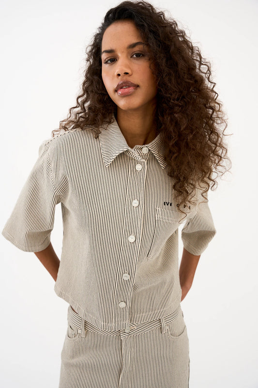 Uta Oversize Shirt Black Sailor Stripe, Ivy Copenhagen, Såininorden