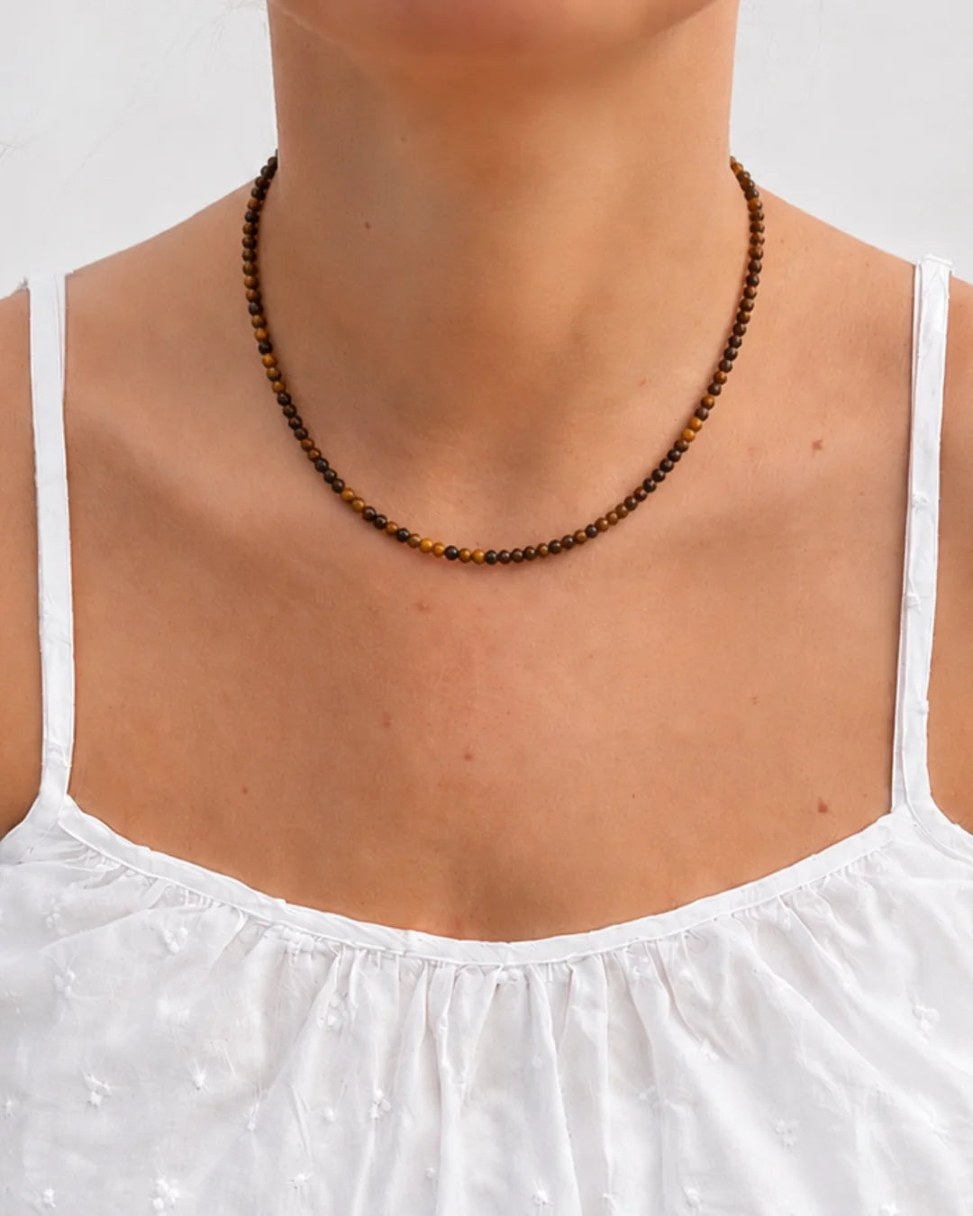 Luna Necklace, Tiger Eye