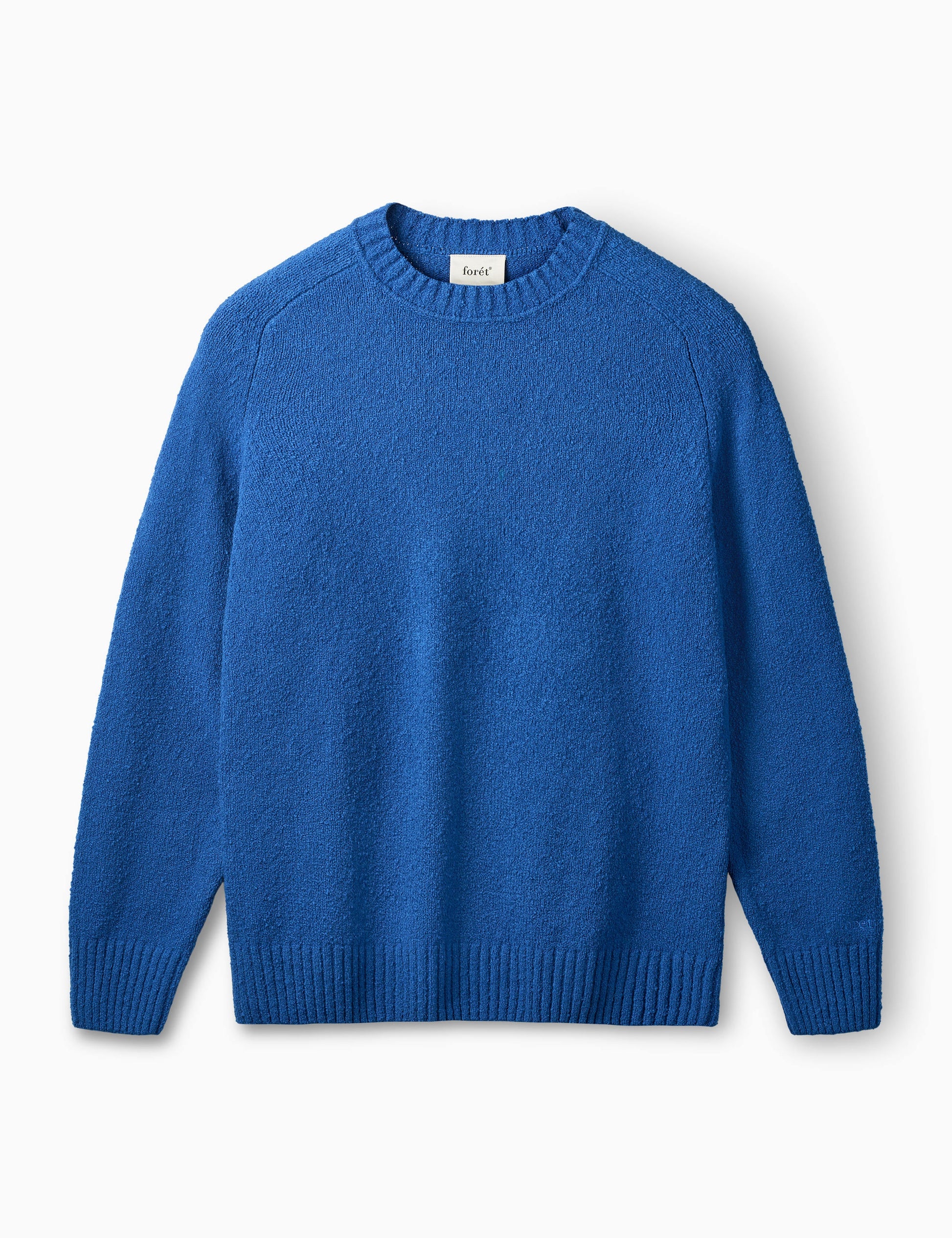 Leaf Boucle Knit Heritage Blue, Forét, Såininorden