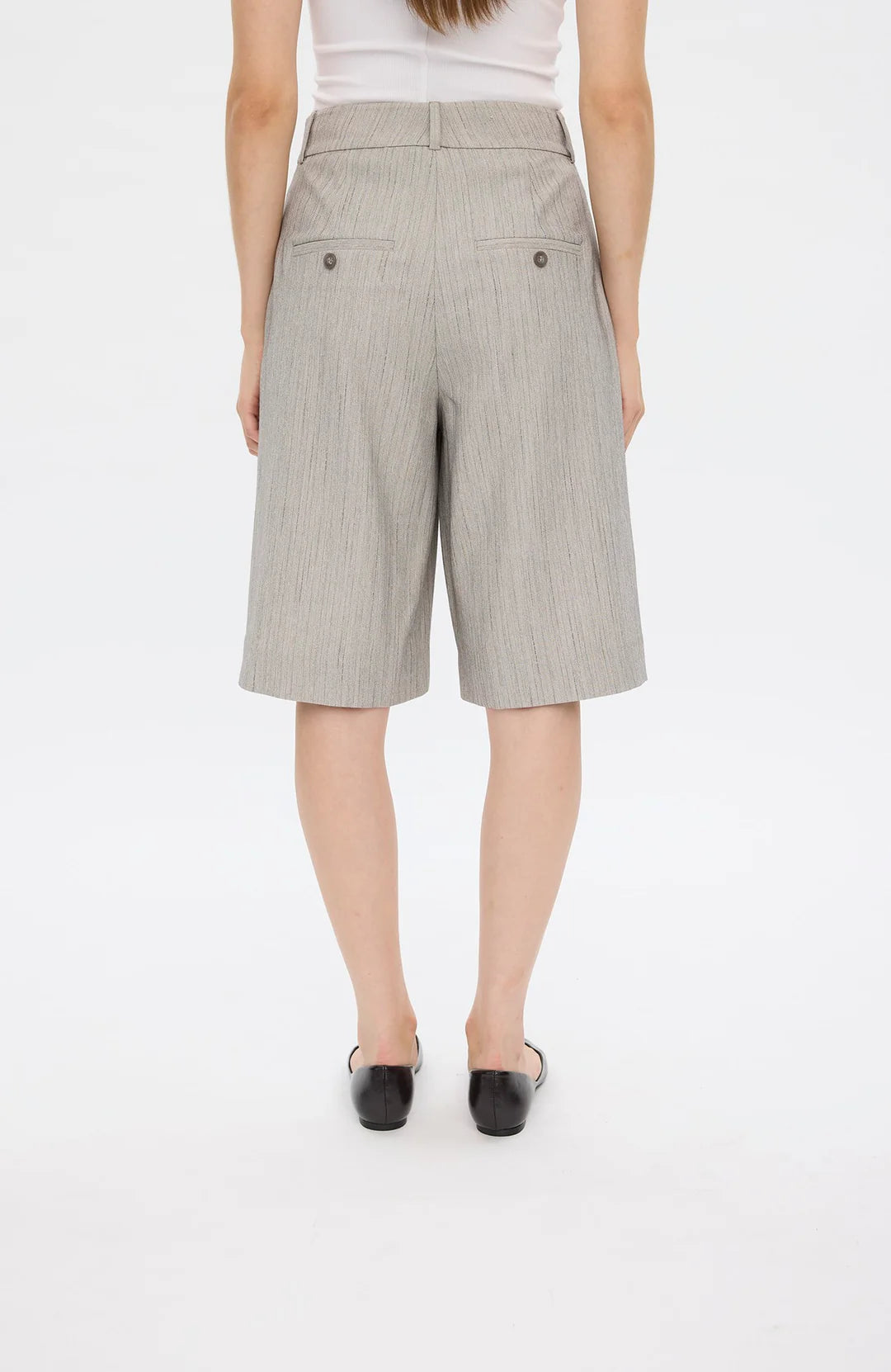 Laura 115 Long Shorts, Sky Light Grey