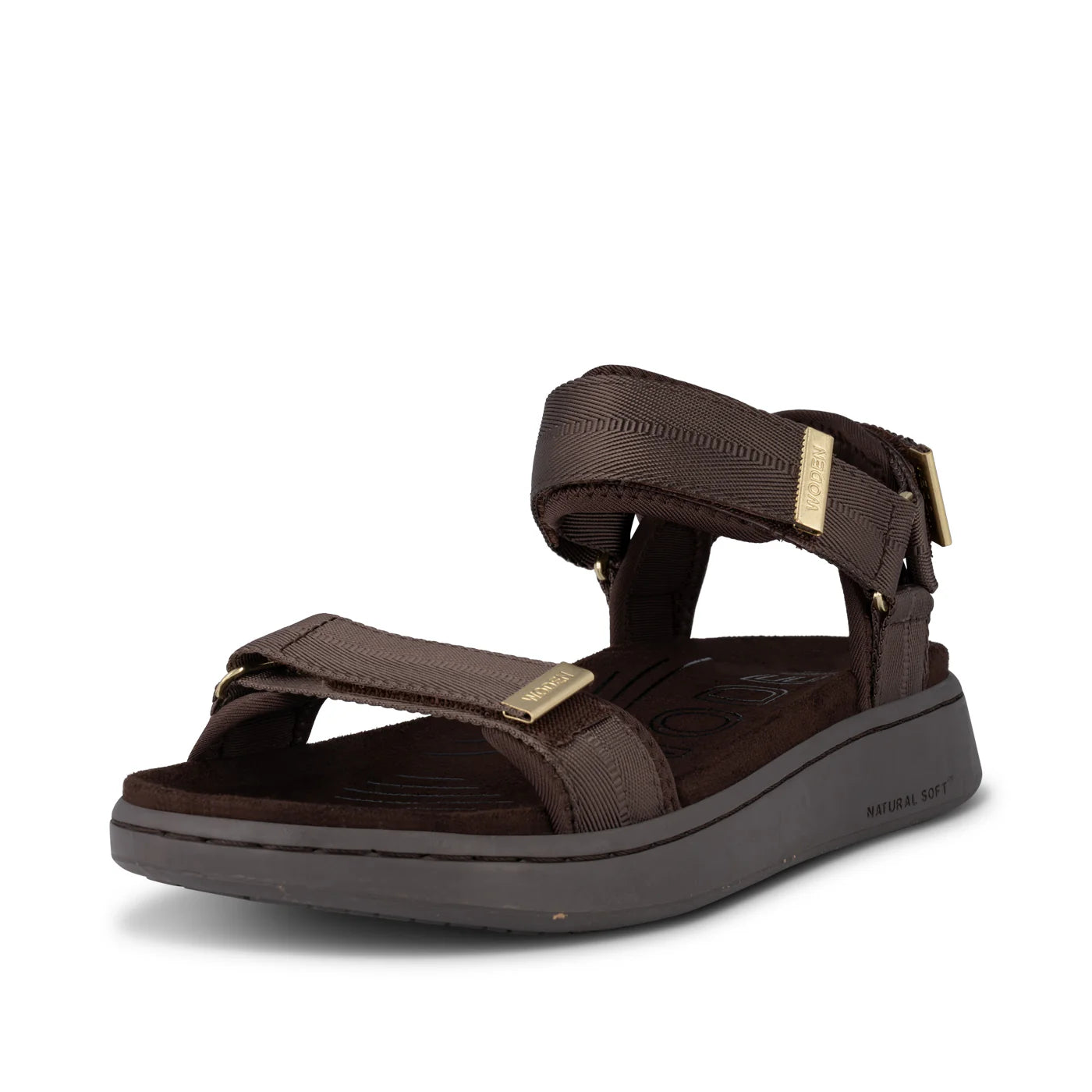 Line Sandal, Chocolate