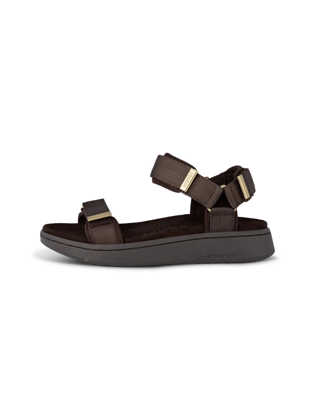 Line Sandal Chocolate, Woden, Såininorden