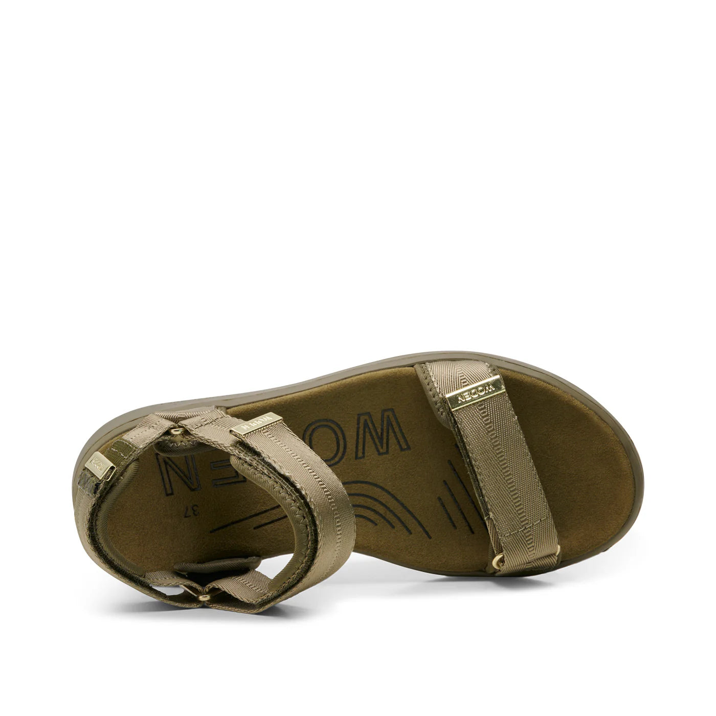 Line Sandal, Dark Olive