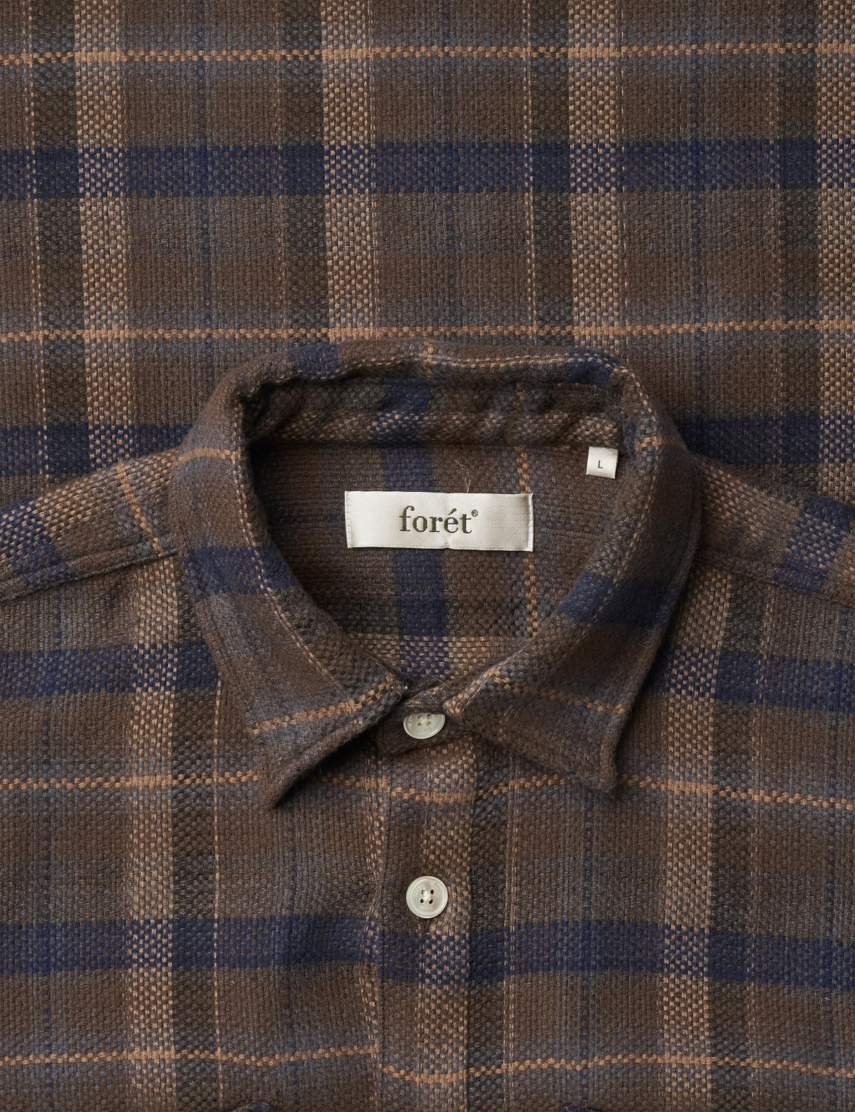 Moon Overshirt, Wood Check