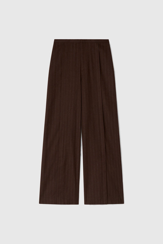 Rubin Pinstripe Pants, Chicory Coffee