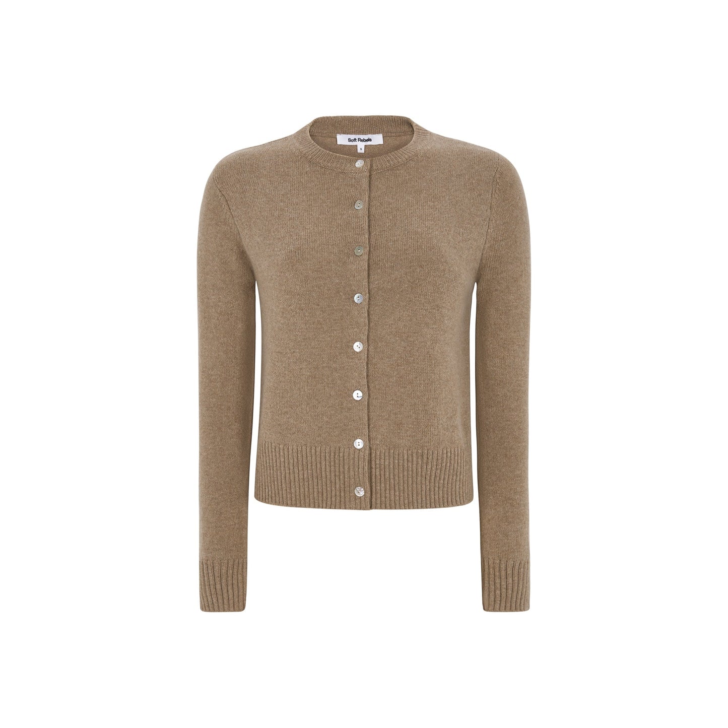 SRAvery Cardigan Knit, Silver Mink