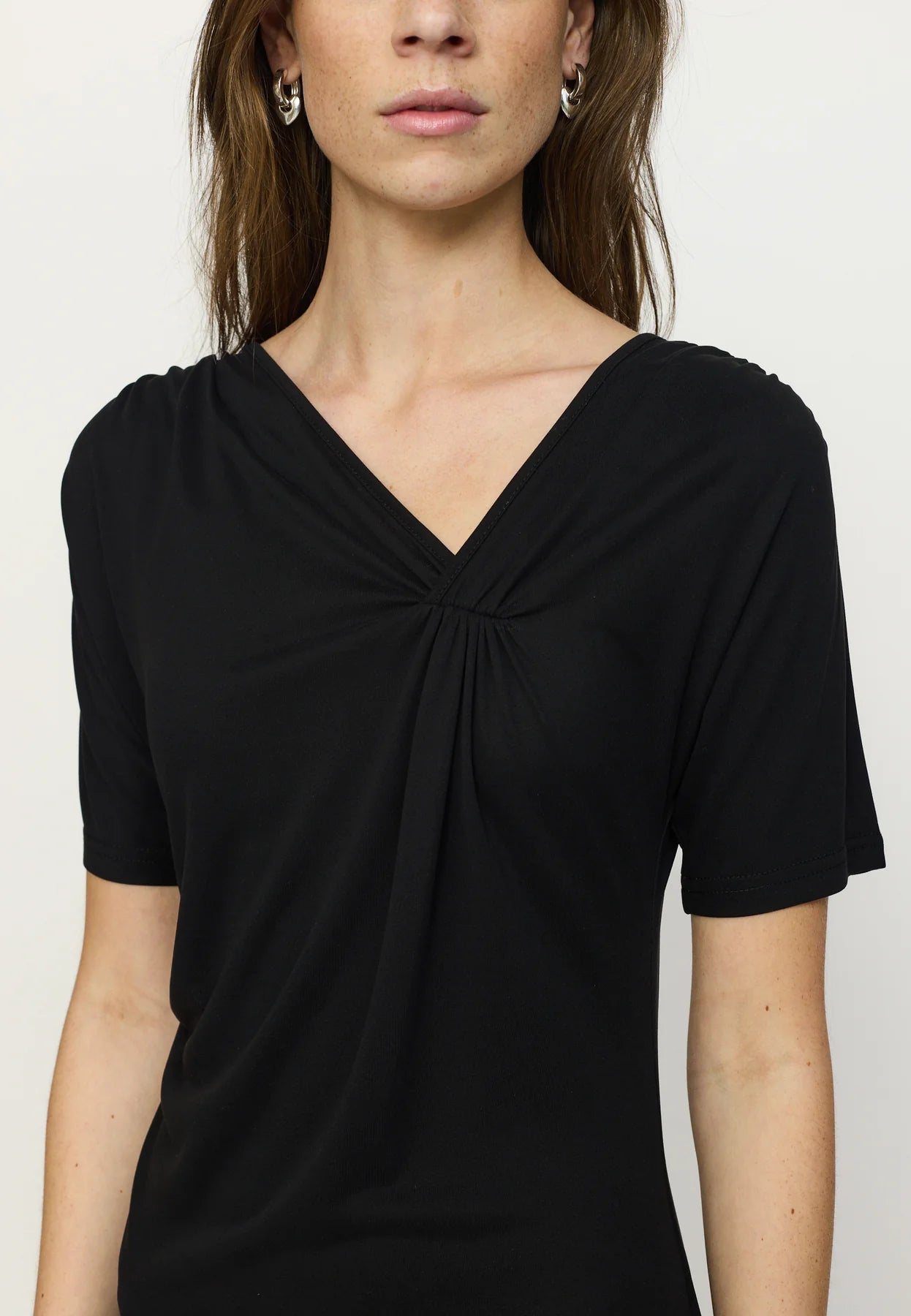 SRElla Drape Dress, Black