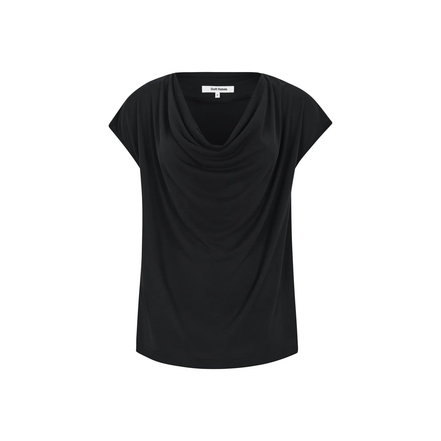 SRElla Draped Top Black