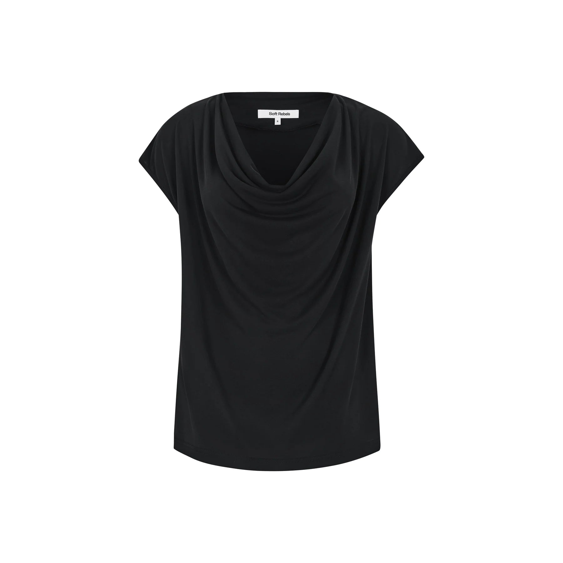 SRElla Draped Top Black