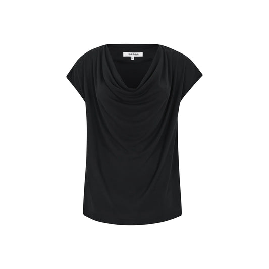 SRElla Draped Top Black