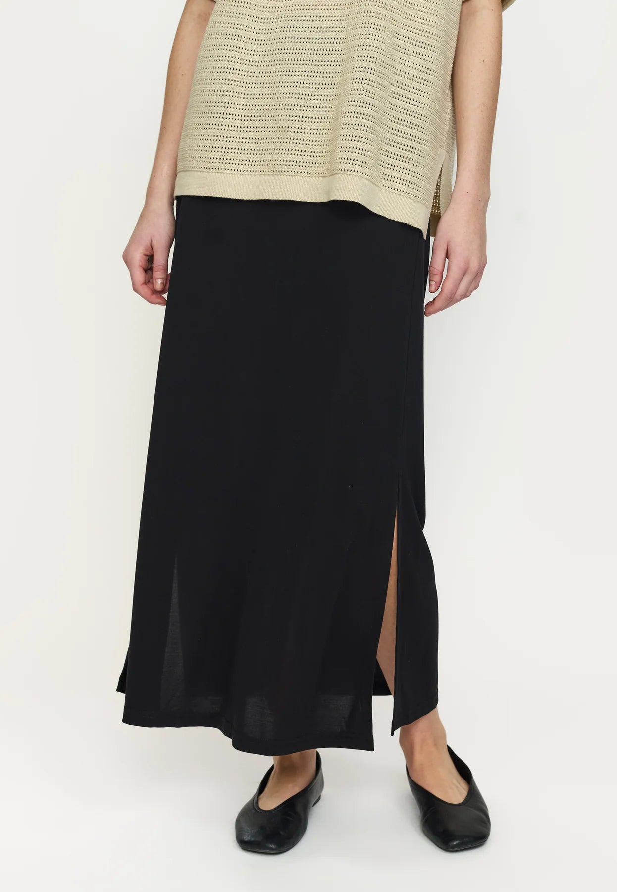 SRElla Midi Skirt, Black