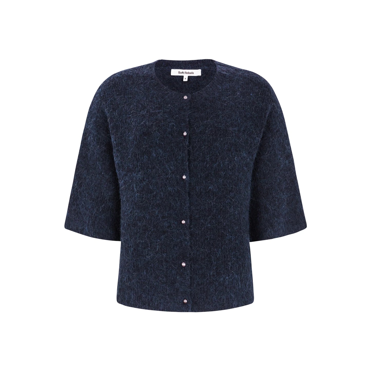 SRHema SS Cardigan Knit Total Eclipse
