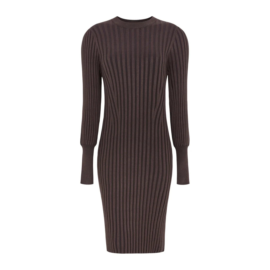SRJilla Dress Knit Chocolate Plum, Soft Rebels