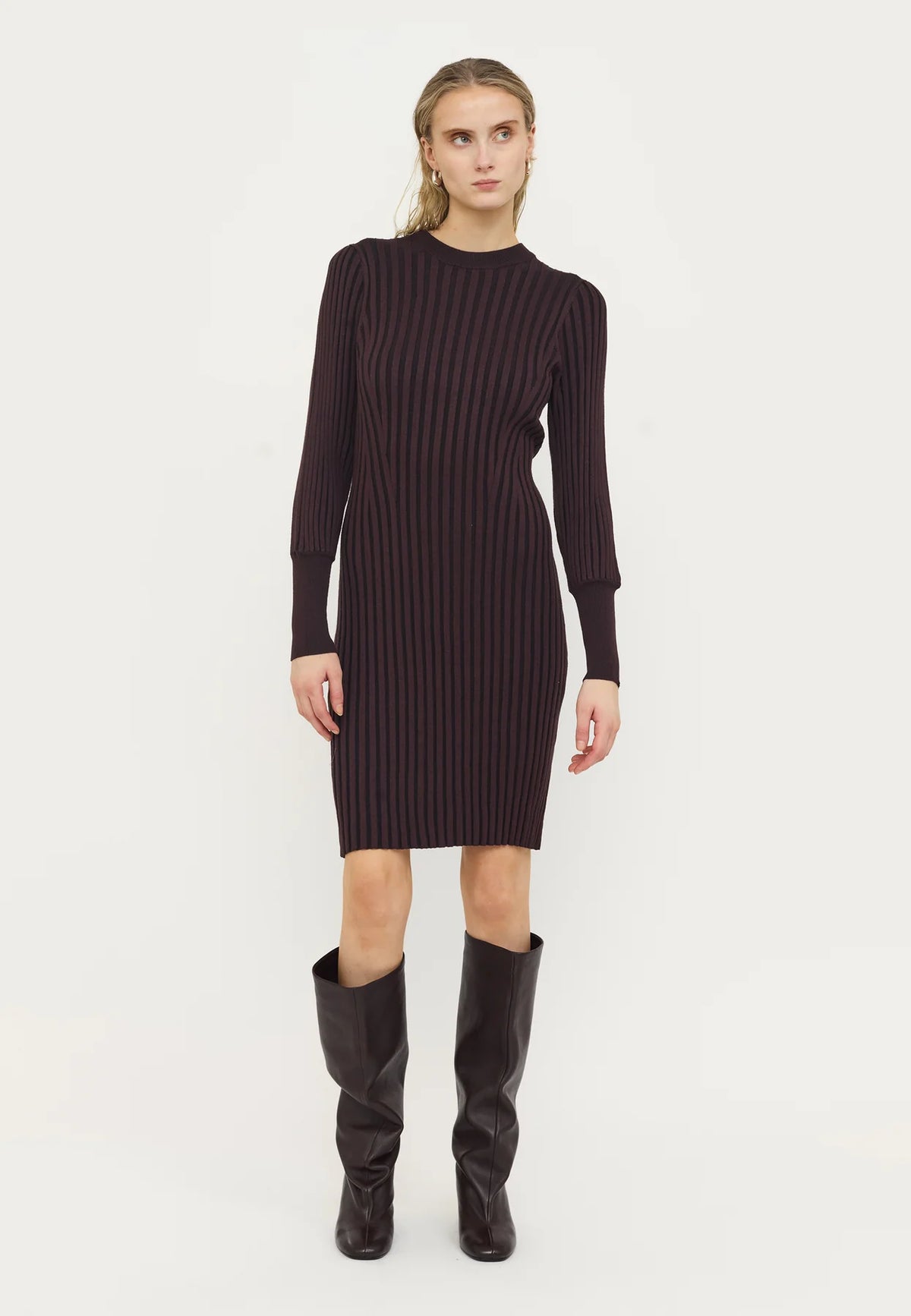 SRJilla Dress Knit, Chocolate Plum