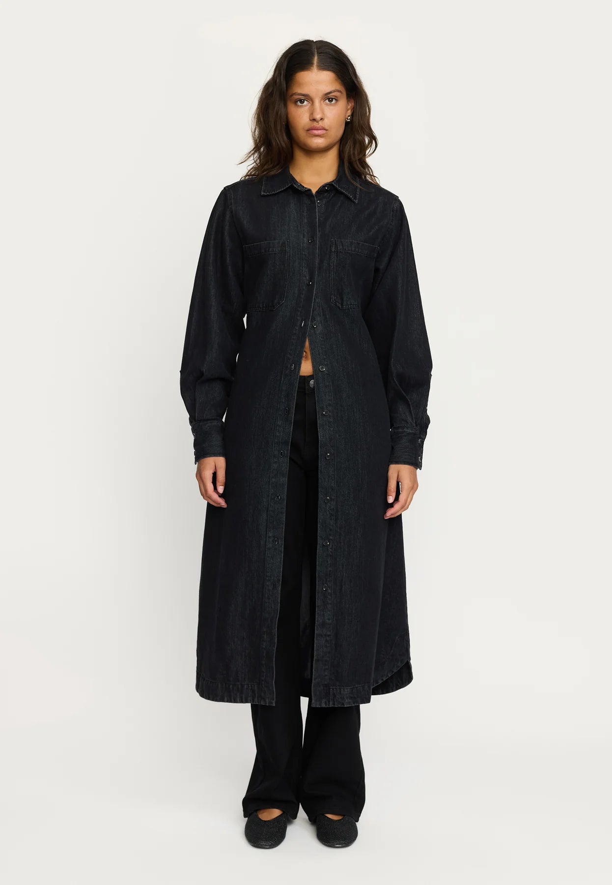 SRKeira Dress, Washed Phantom