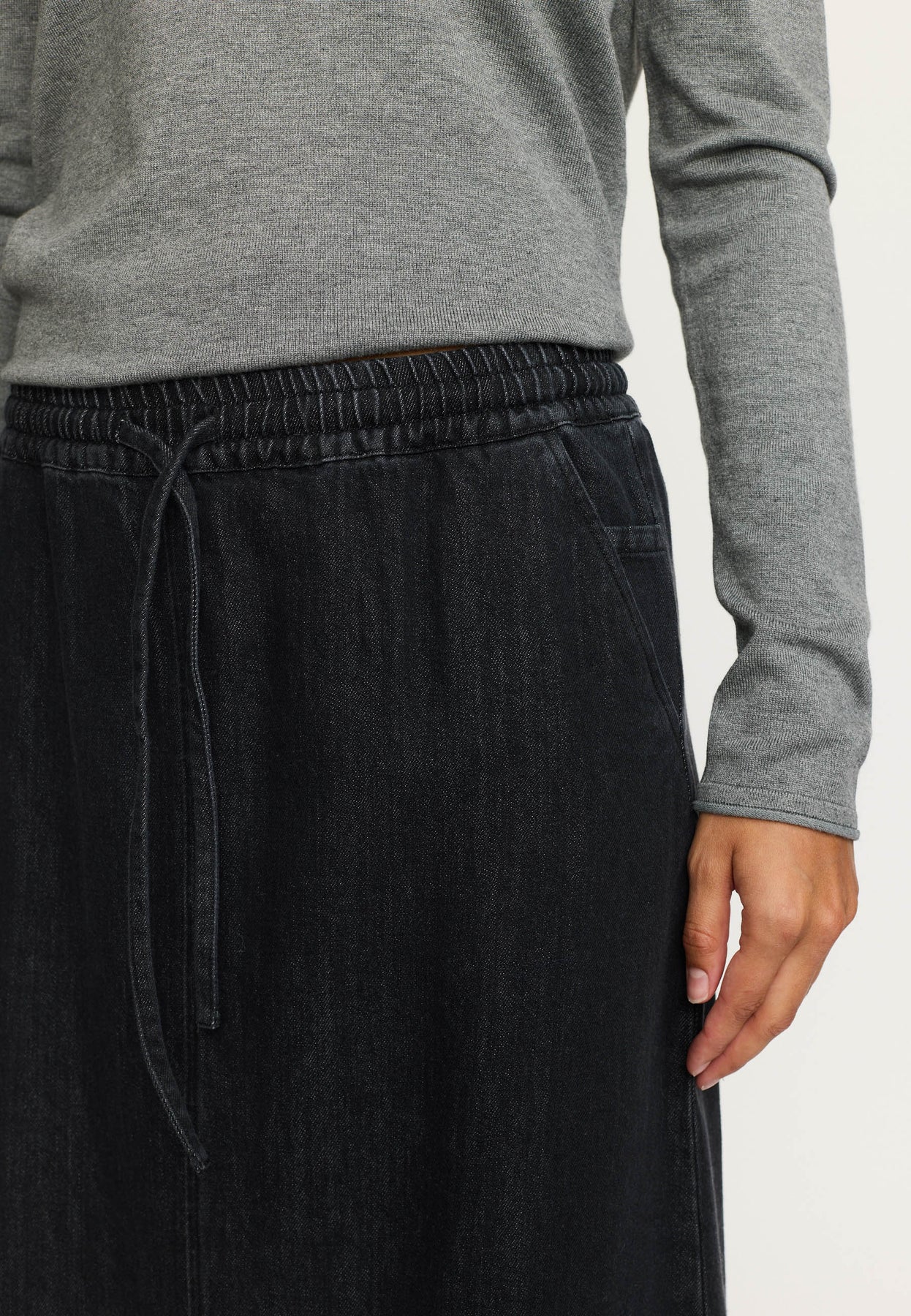 SRKeira Skirt, Washed Phantom