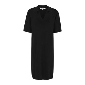 SRLea SS Polo Knit Dress, Black