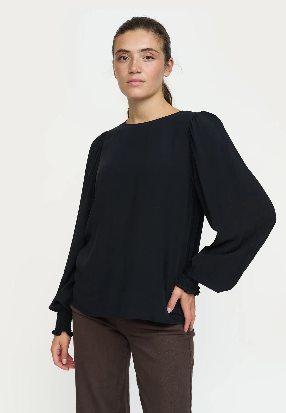 SRMaia Blouse, Black