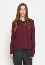 Ladda upp bild till gallerivisning, SRMarla O-Neck Roll Edge Knit, Tawny Port
