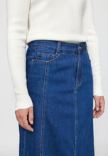 Ladda upp bild till gallerivisning, SRMariana Skirt, Dark Blue Denim
