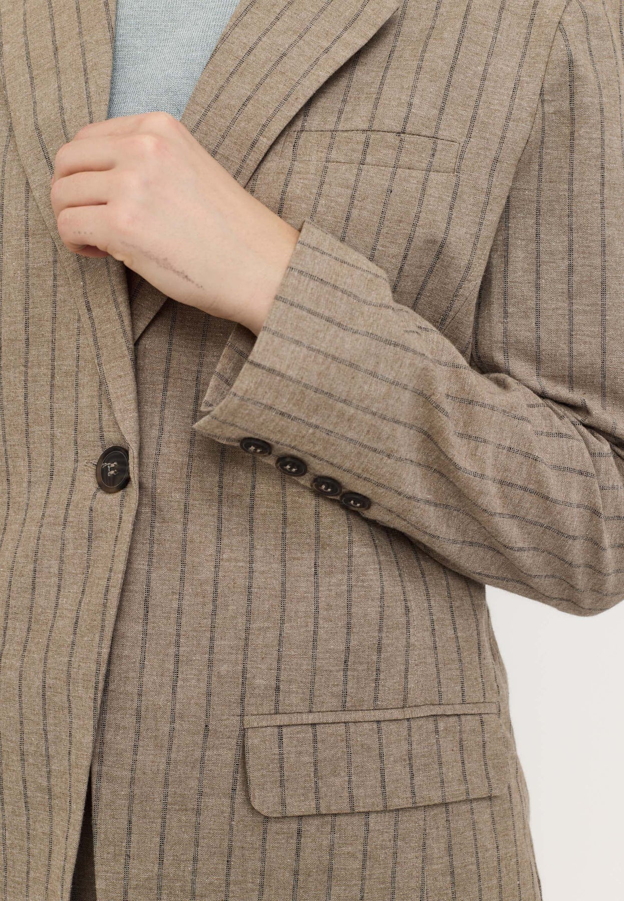 SRMarja Blazer, Greige Melange