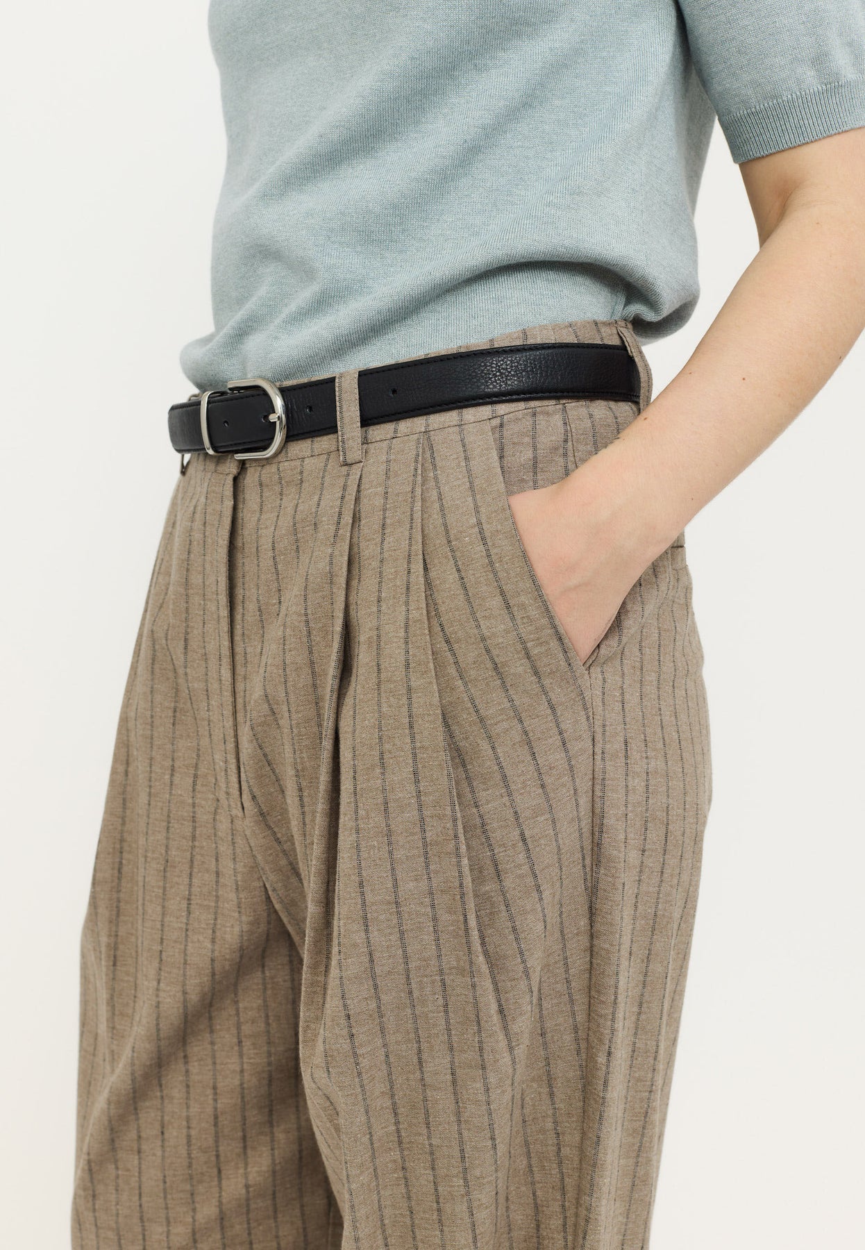 SRMarja Pant, Greige Melange