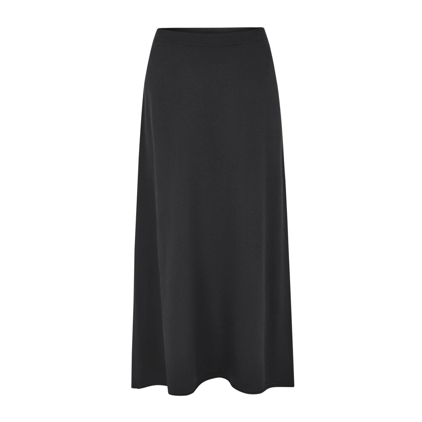 SRMarla Midi Skirt Knit Black, Soft Rebels, Såininorden