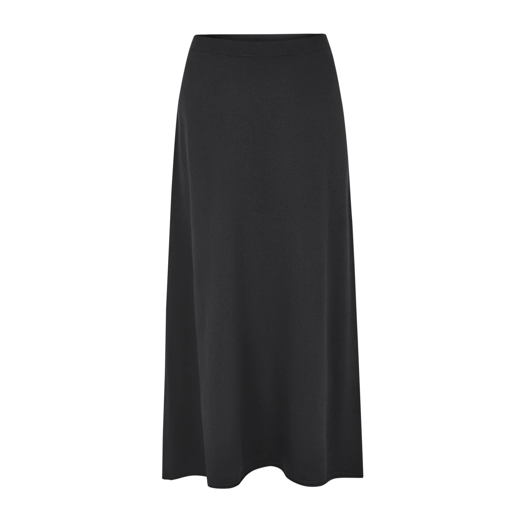 SRMarla Midi Skirt Knit Black, Soft Rebels, Såininorden