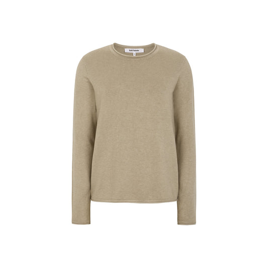 SRMarla O-neck Roll Edge Knit Nomad Melange