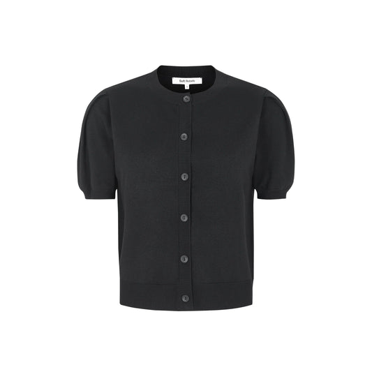 SRMarla SS O-neck Cardigan Knit Black, Soft Rebels, Såininorden