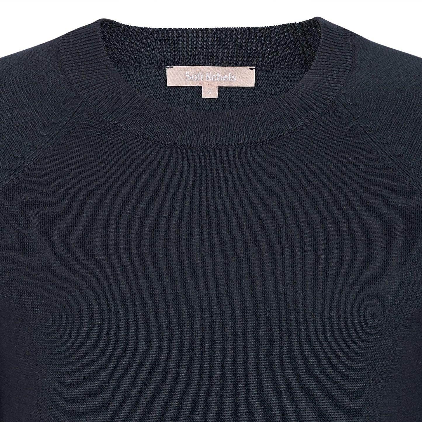 SRMarla SS O-neck Knit, Total Eclipse