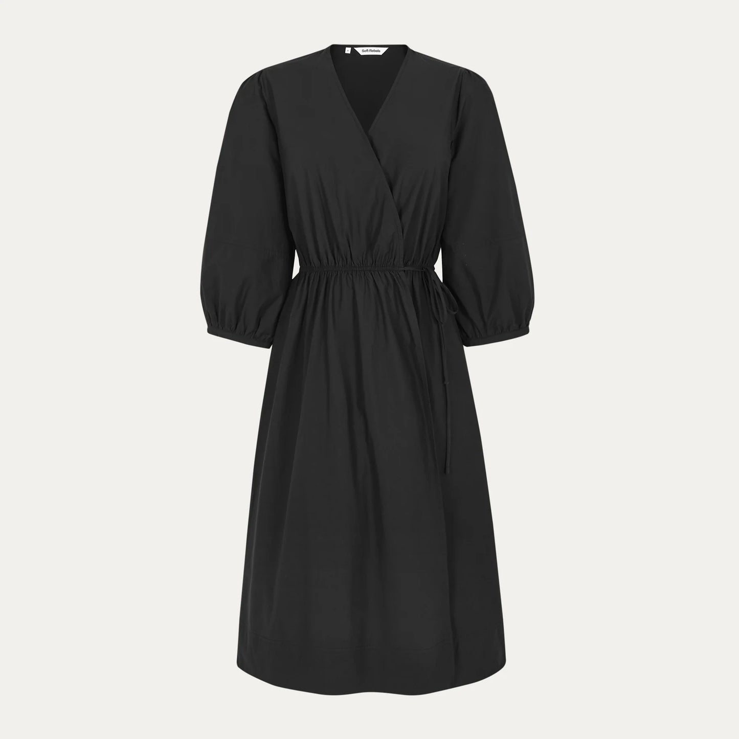 SRMarlee Midi Dress Black, Soft Rebels, Såininorden