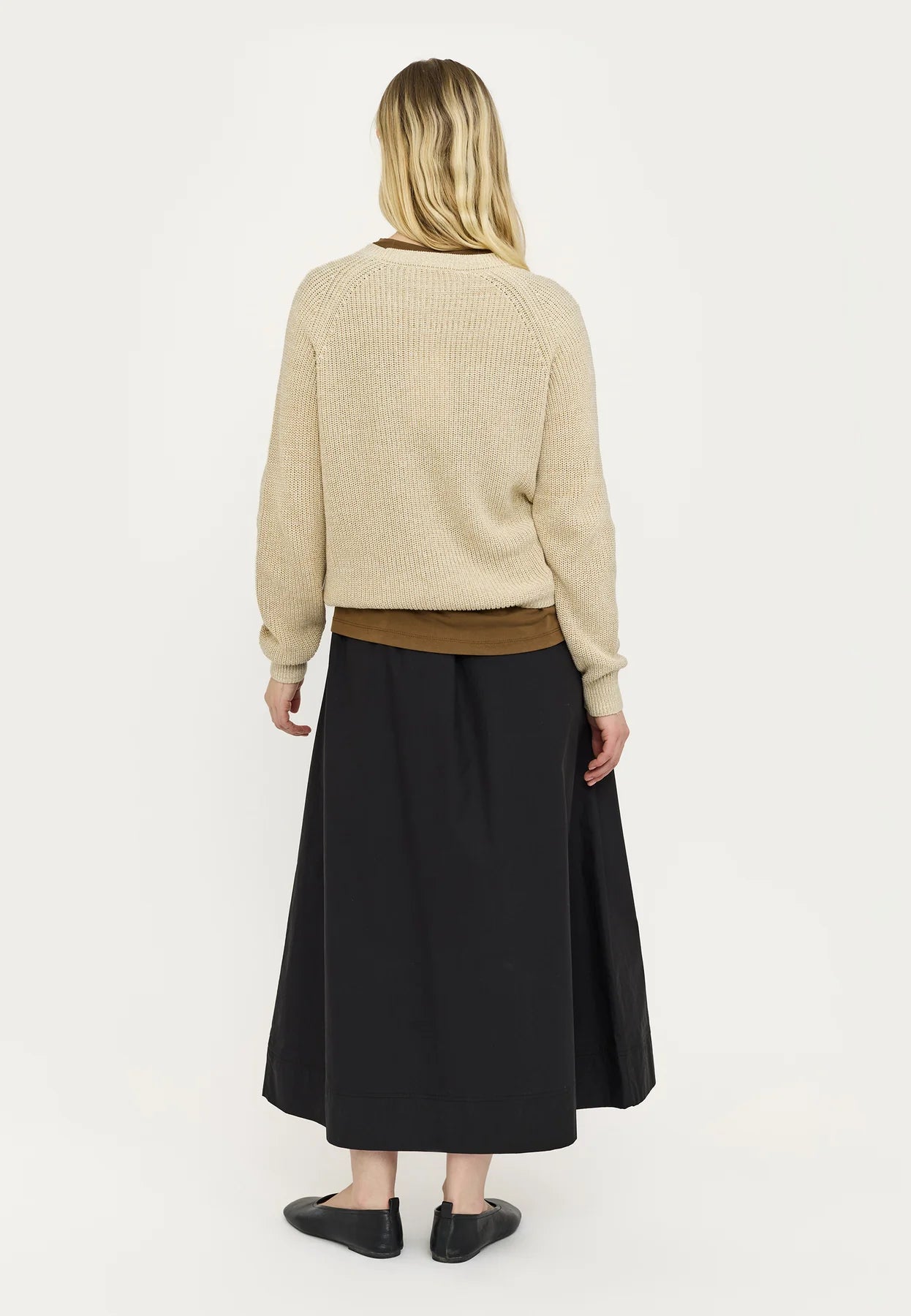 SRMarlee Midi Skirt, Black