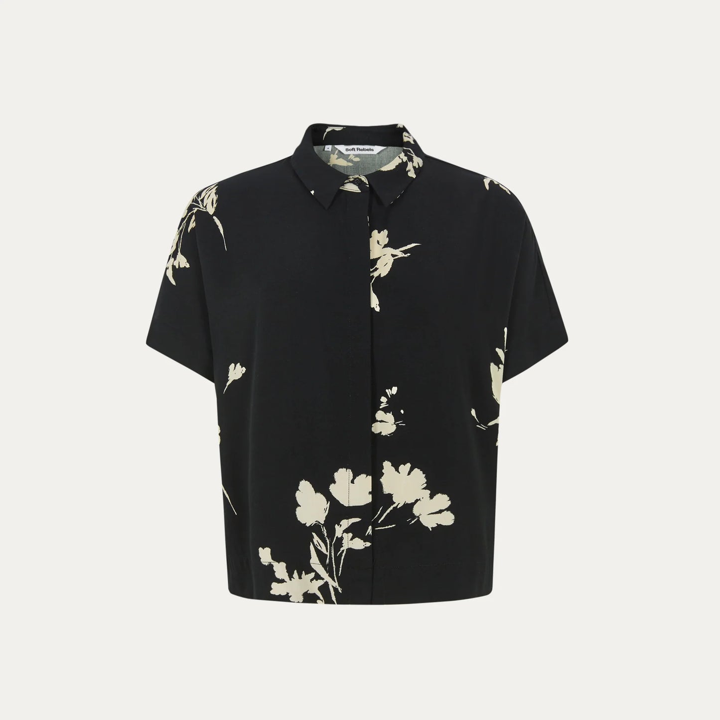 SRMelinda Freedom SS Shirt Silent Flower Print, Soft Rebels, Såininorden