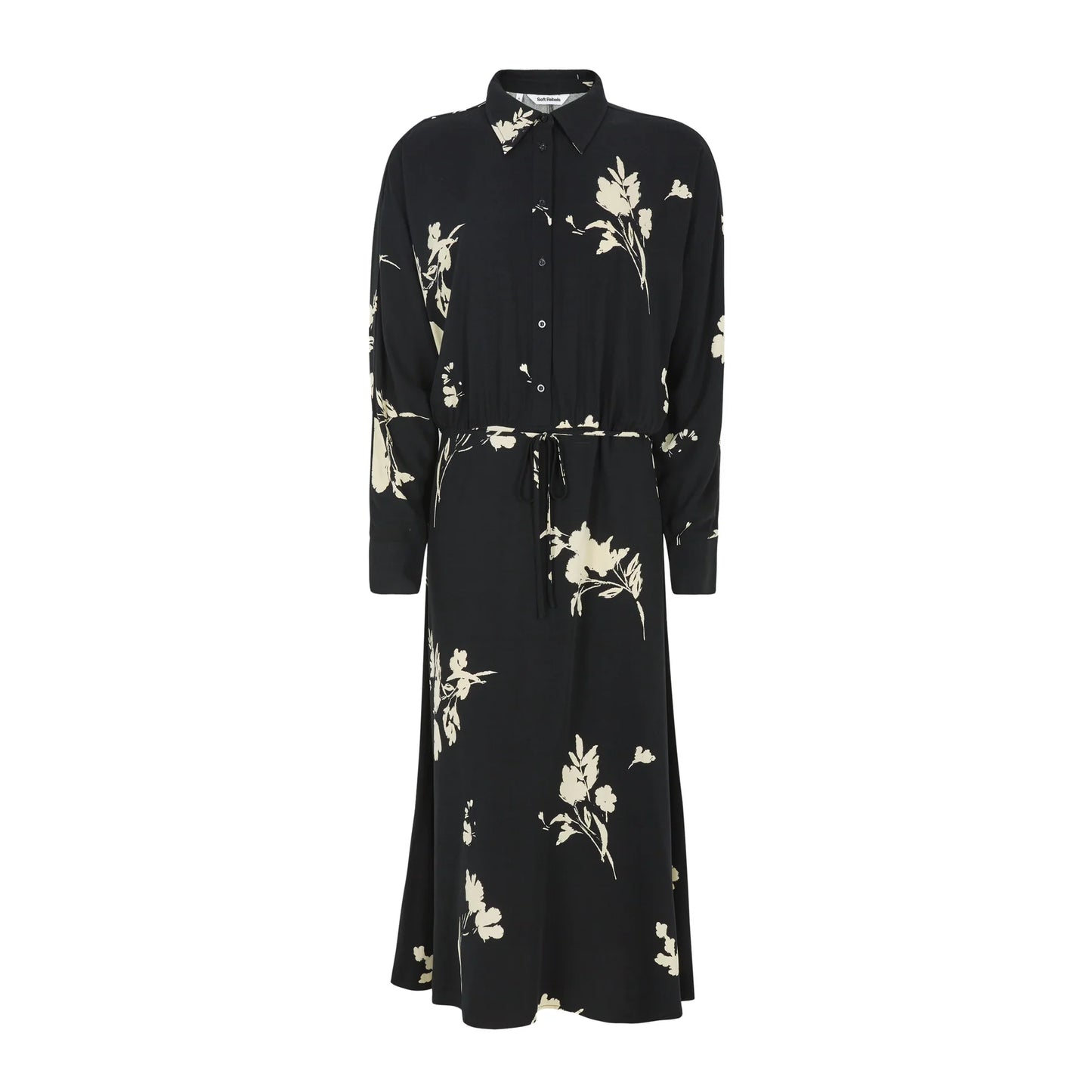 SRMelinda Midi Dress Silent Flower Print, Soft Rebels, Såininorden