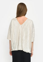 Ladda upp bild till gallerivisning, SRNevaeh Blouse, Silver Plissé
