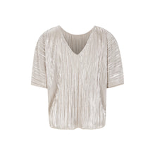 Ladda upp bild till gallerivisning, SRNevaeh Blouse, Silver Plissé
