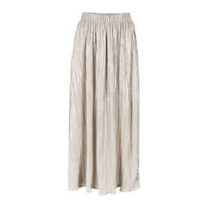 SRNevaeh Skirt, Silver Plissé