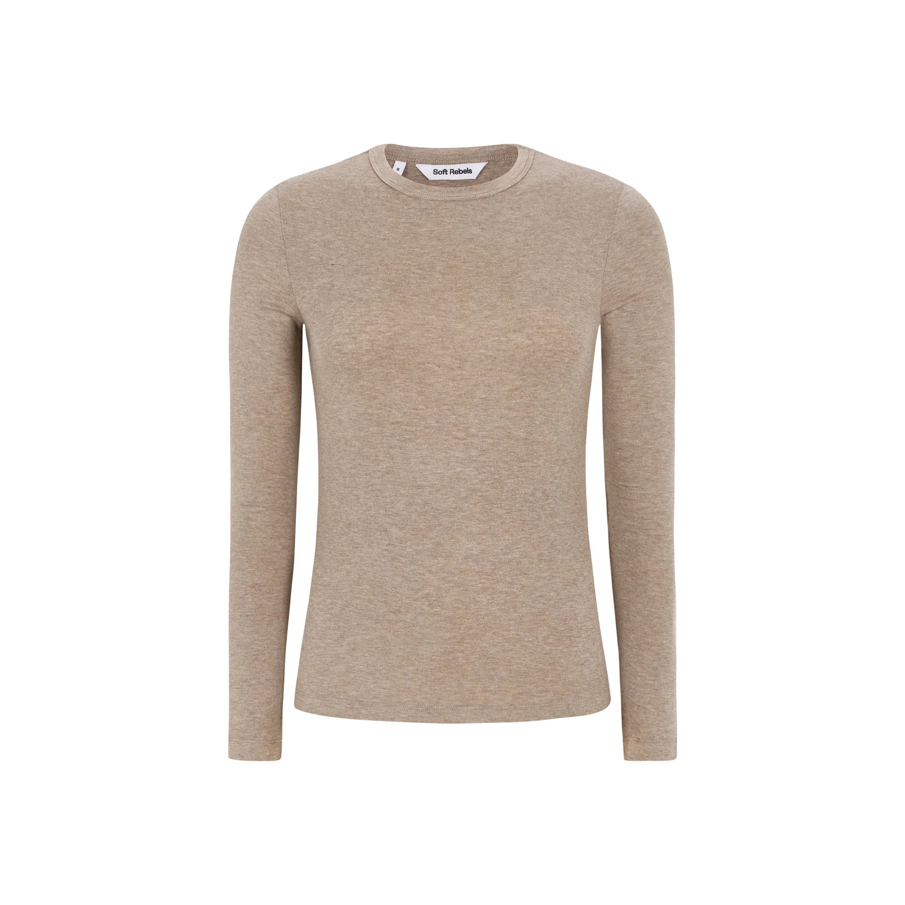 SRRoman O-neck Silver Mink Melange, Soft Rebels, Såininorden