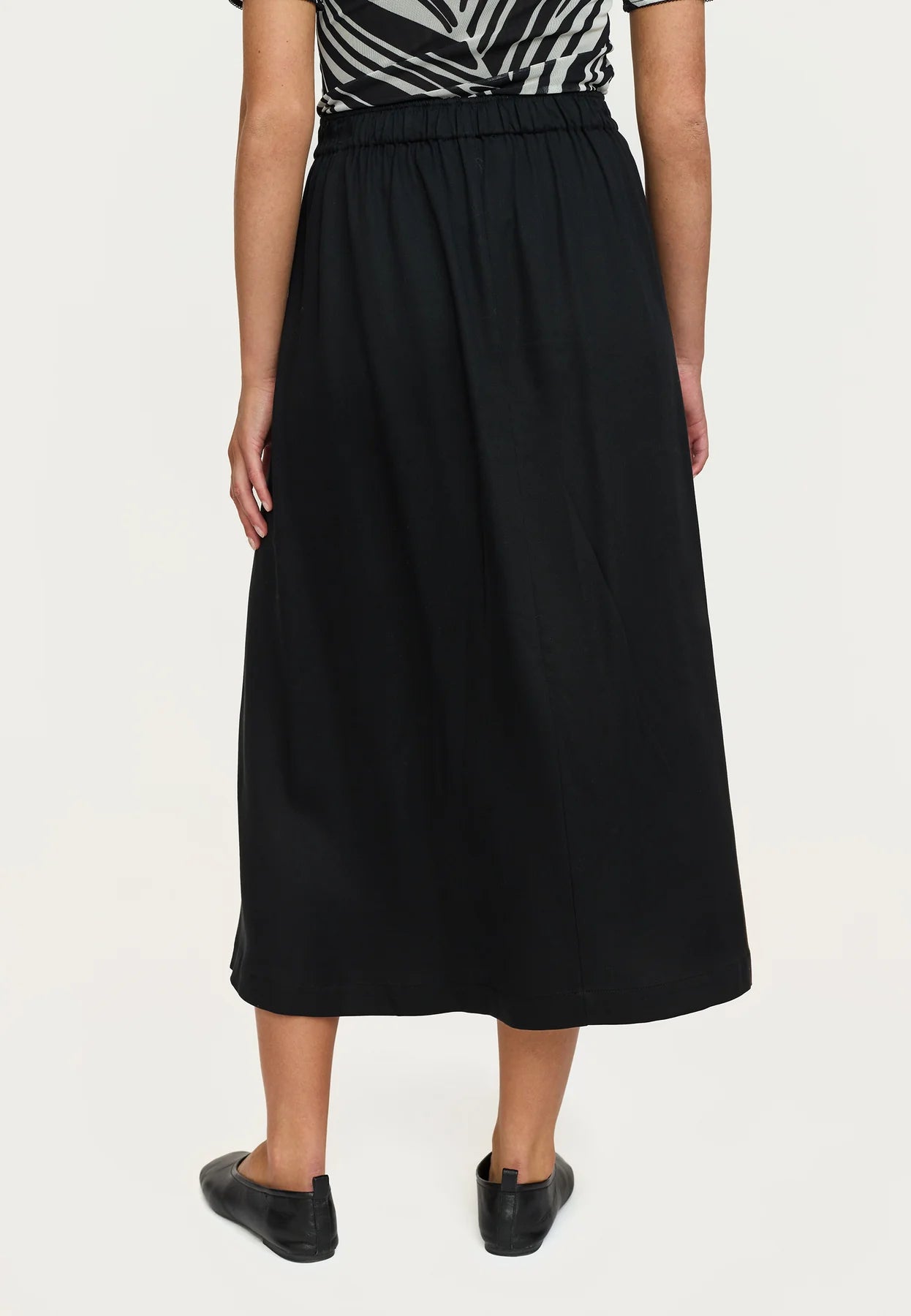 SRStormy Midi Skirt, Black