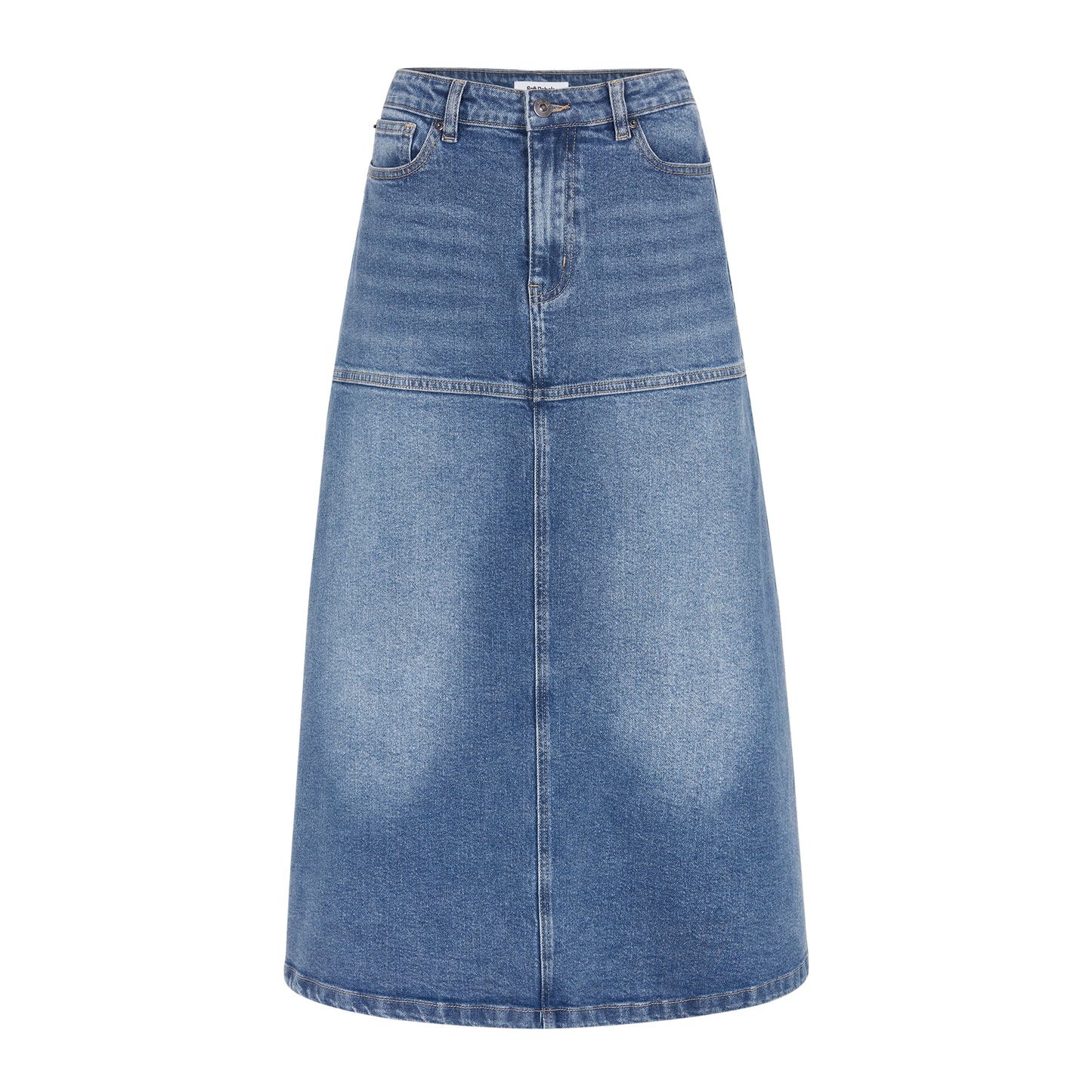 SRWilla Midi Skirt Denim True Blue, Soft Rebels, Såininorden