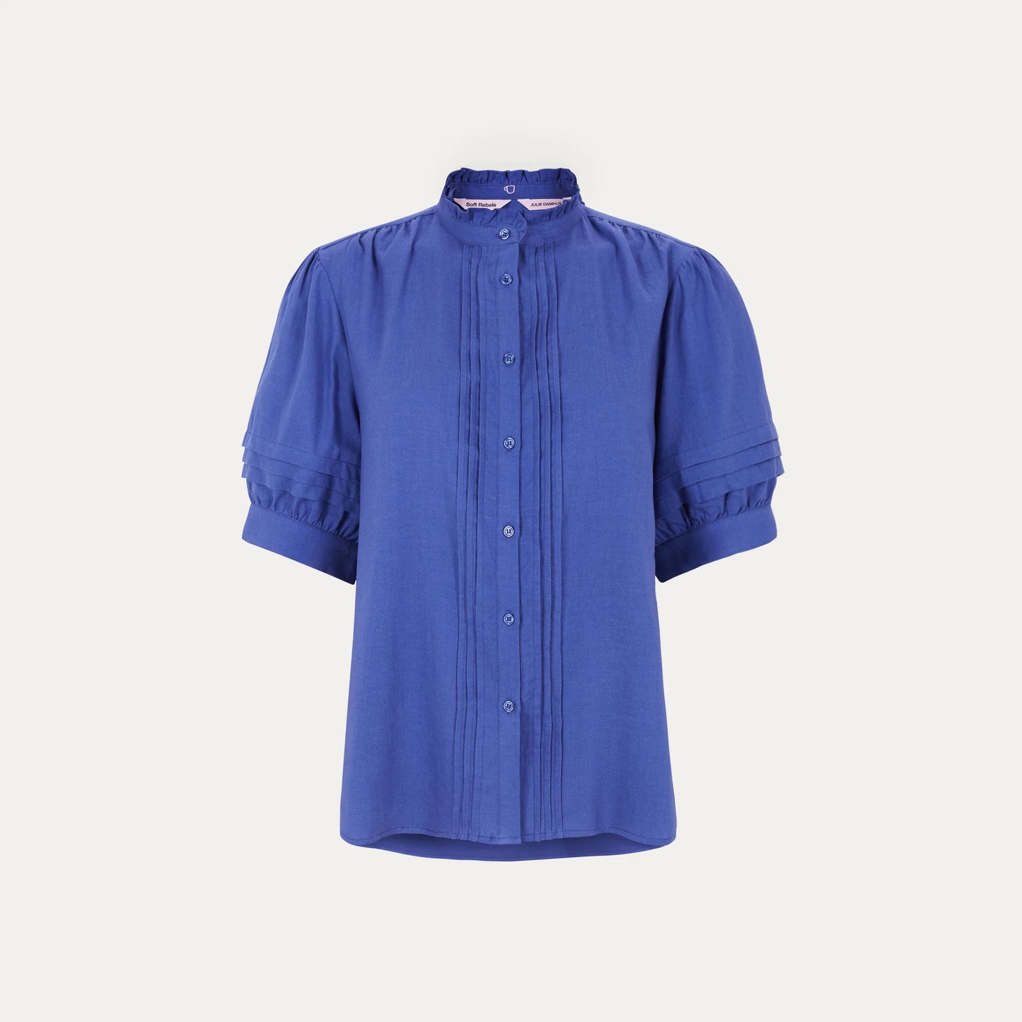 SRYindi Frill Shirt Deep Ultramarine, Soft Rebels, Såininorden