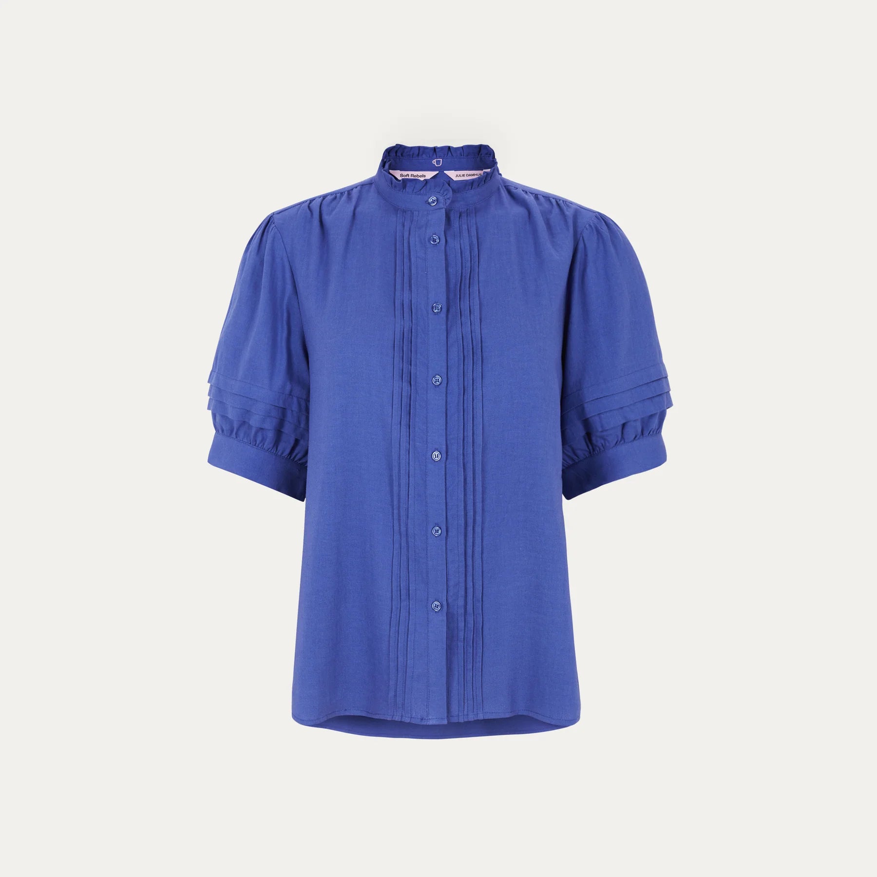 SRYindi Frill Shirt Deep Ultramarine, Soft Rebels, Såininorden