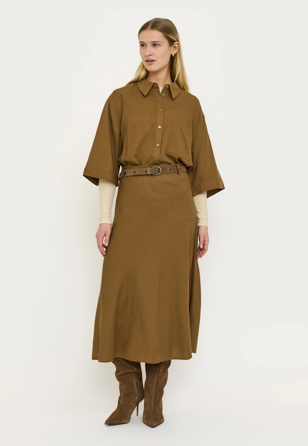 SRYindi Shirt, Sepia