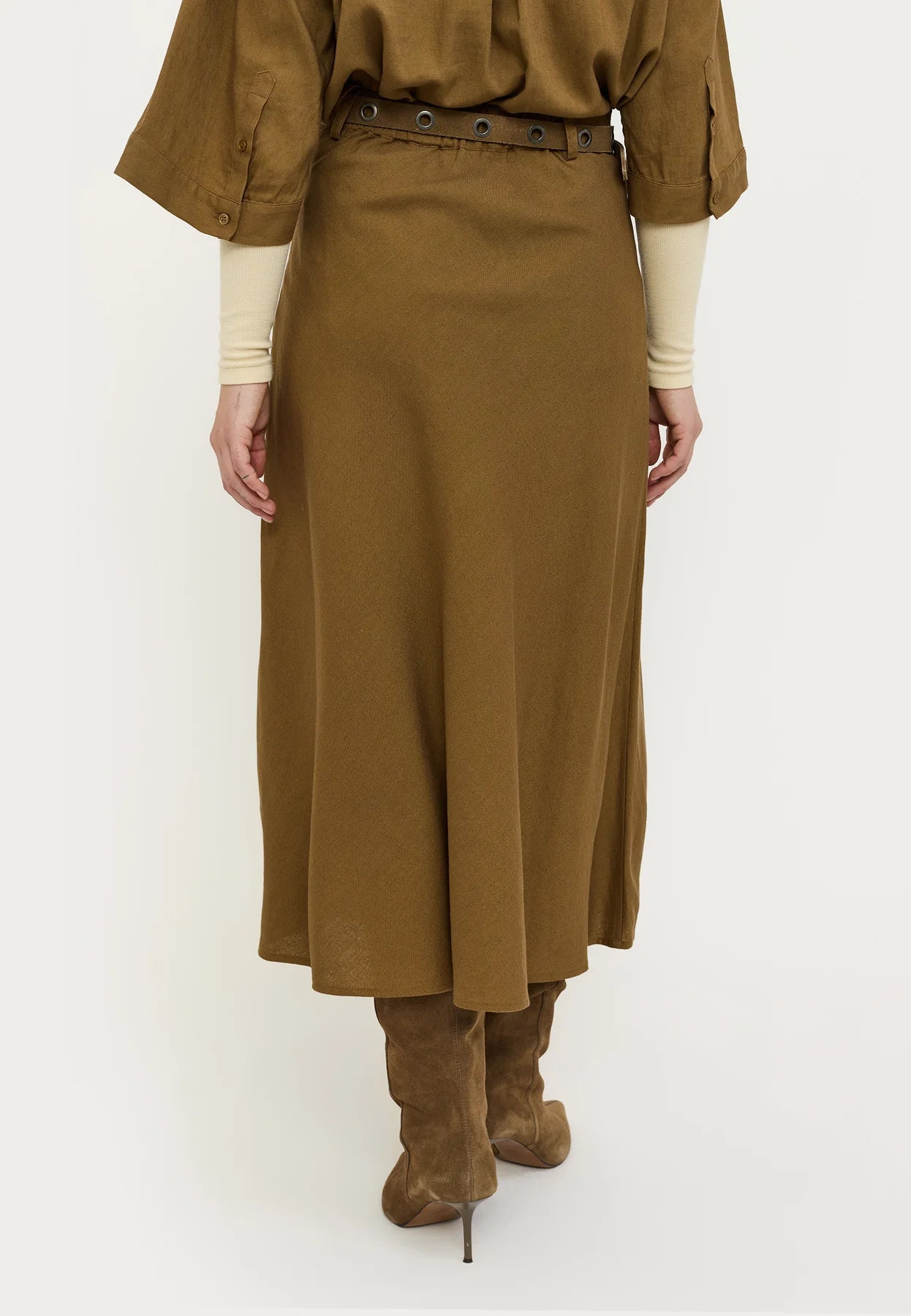 SRYindi Skirt, Sepia