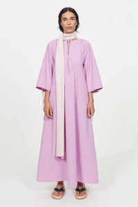 Galaxy Pulp Cotton Dress, Lavender