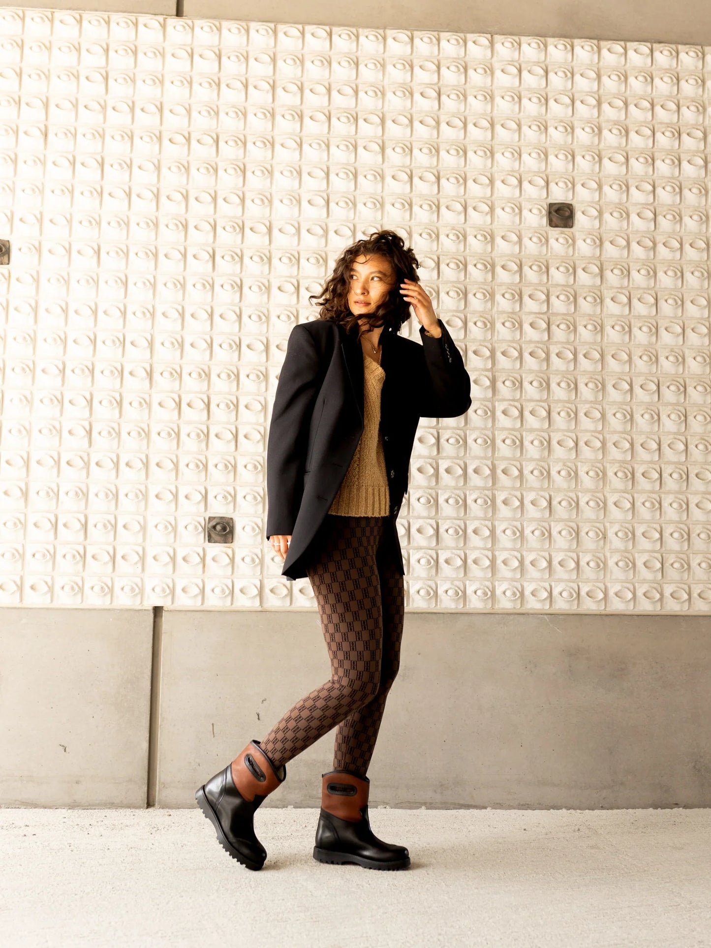 The Alexia Low, Black/Brown